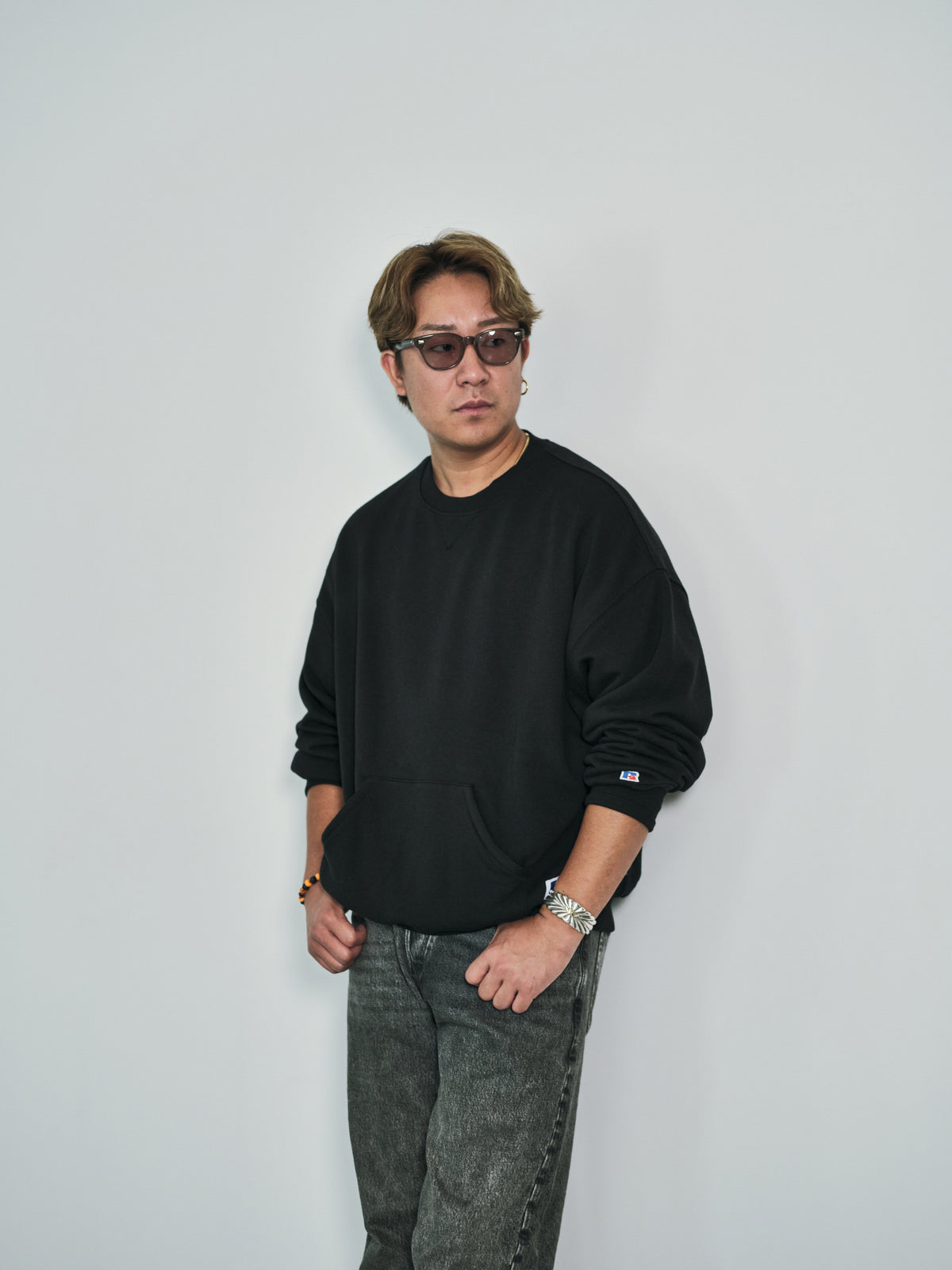 RUSSELL × BerBerJin  / Nu Blend Double Face CN Sweat 111263-026