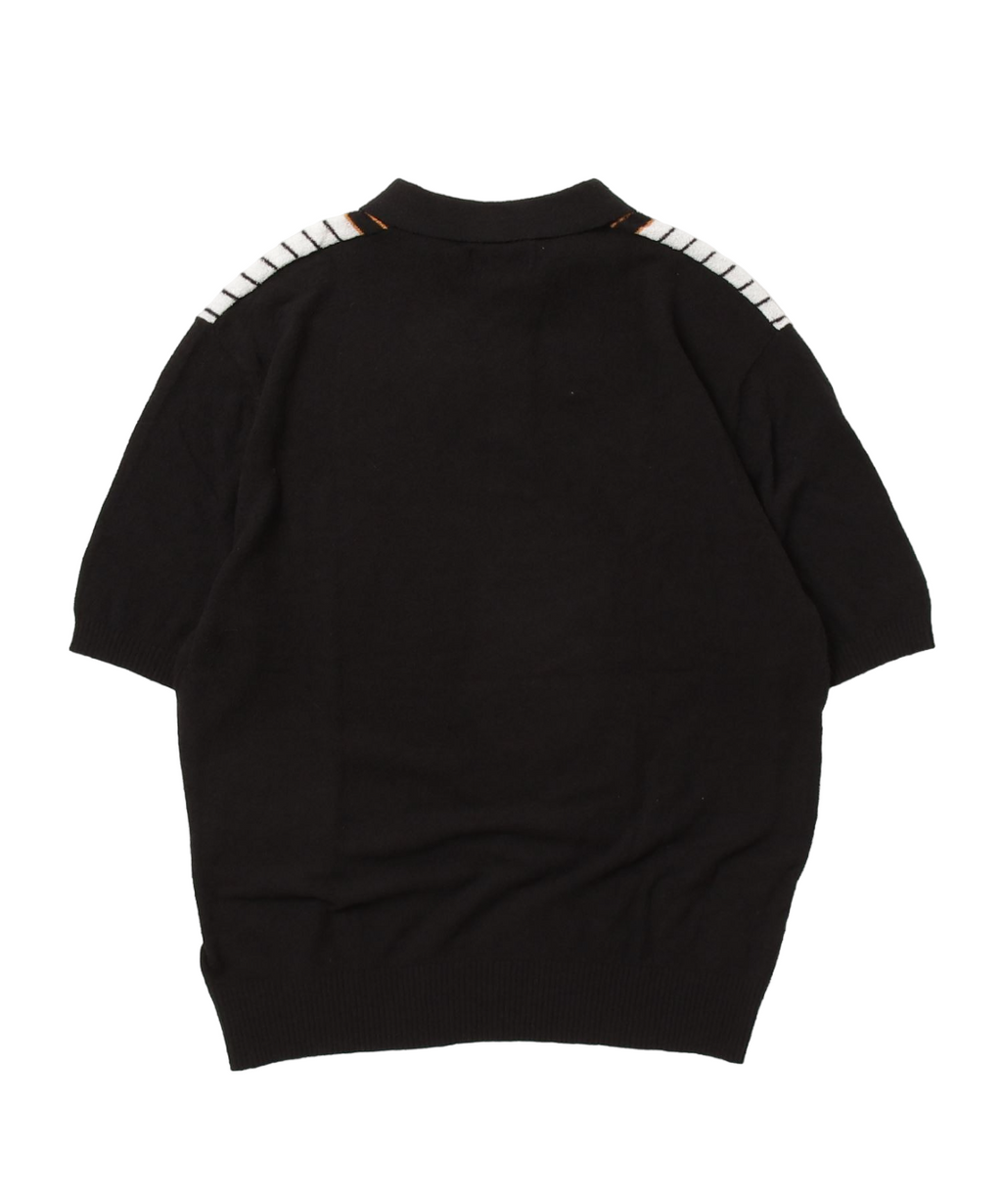TEXTURED SS POLO SWEATER