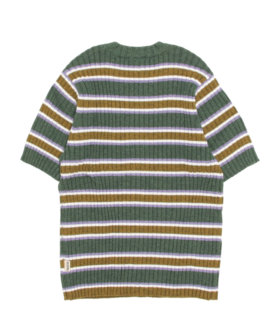 RIB STRIPE SS SWEATER