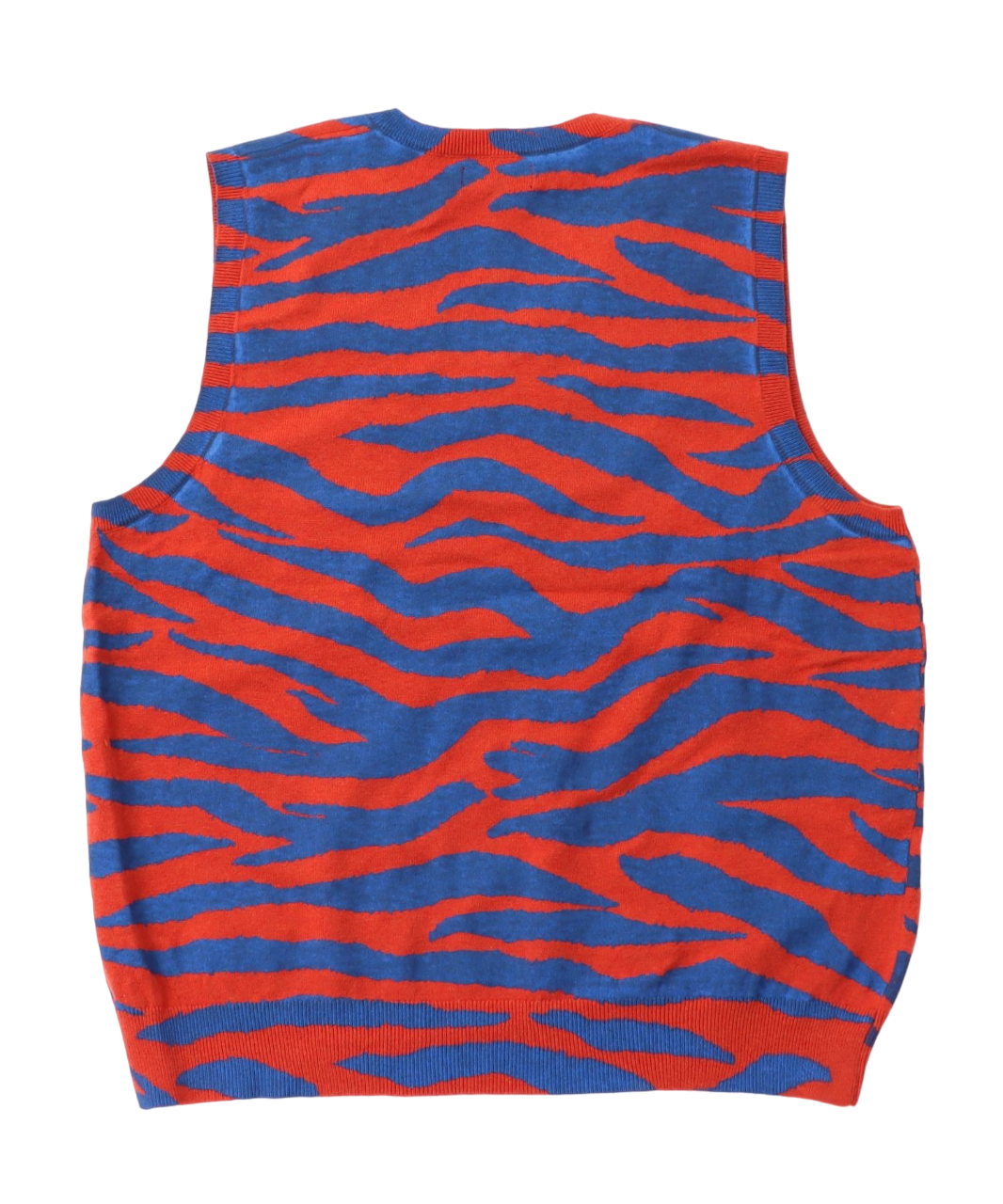 Tiger Printed Sweater Vest