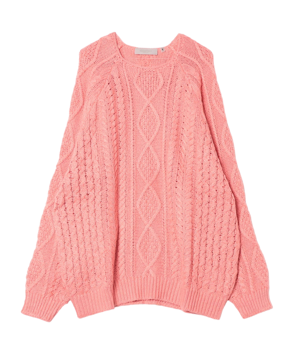 FOG ESSENTIALS / FOG 22FW CABLE KNIT CREW NECK