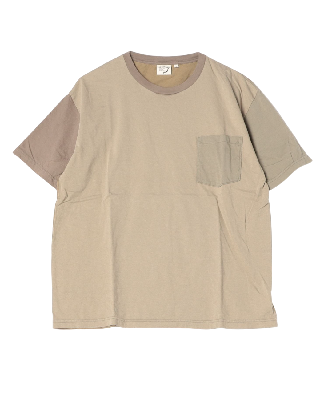 4 TONE POCKET T-SHIRT