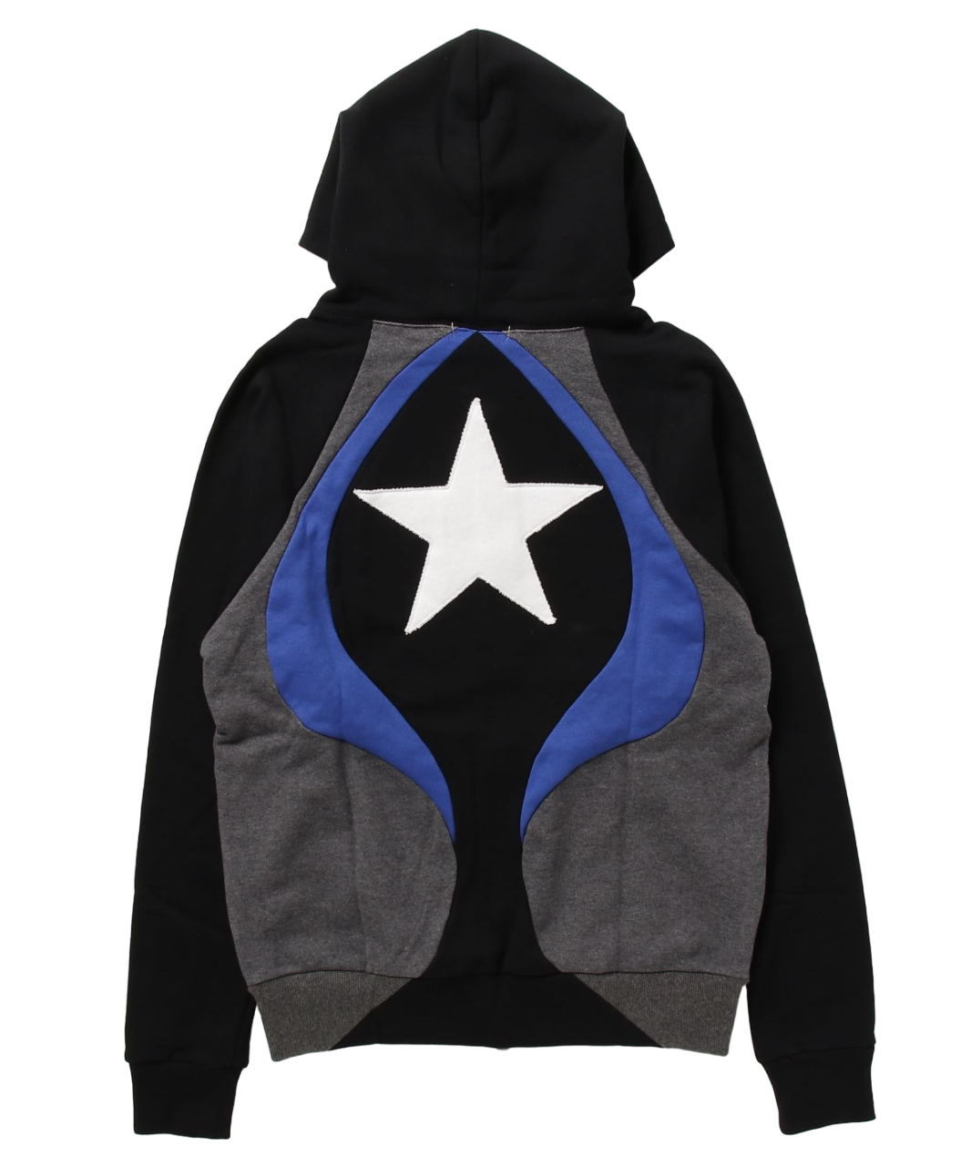 Star carving Zip-up Hoodie