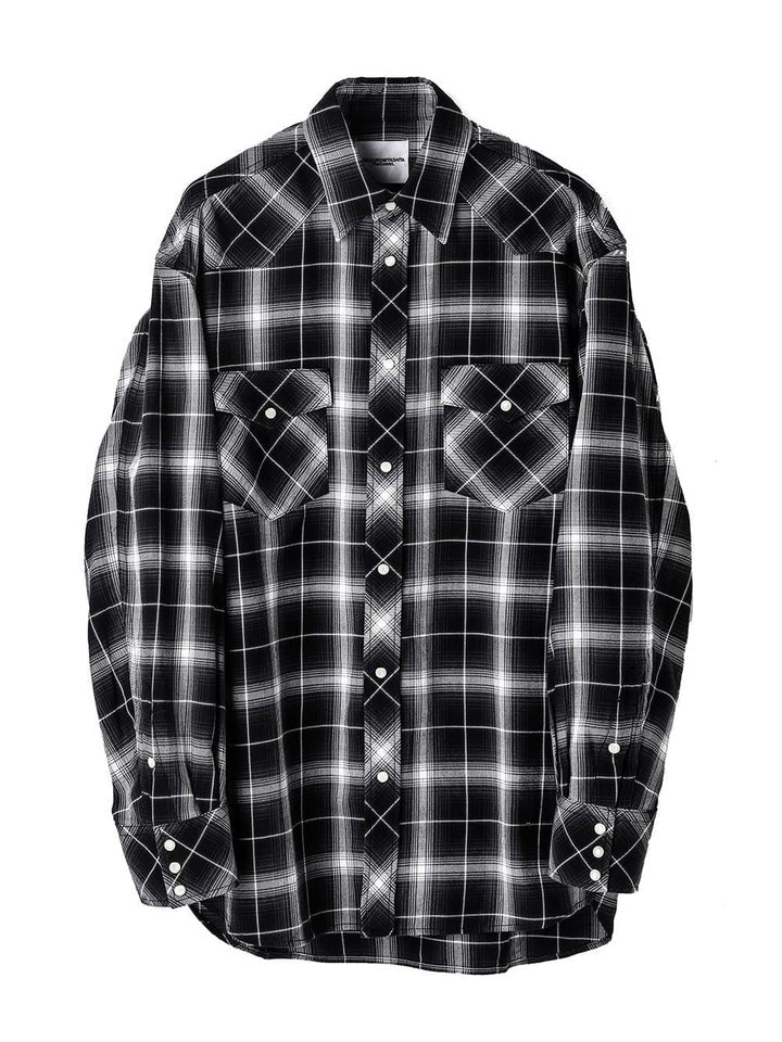 TAKAHIROMIYASHITATheSoloIst. / back gusset sleeve western shirt