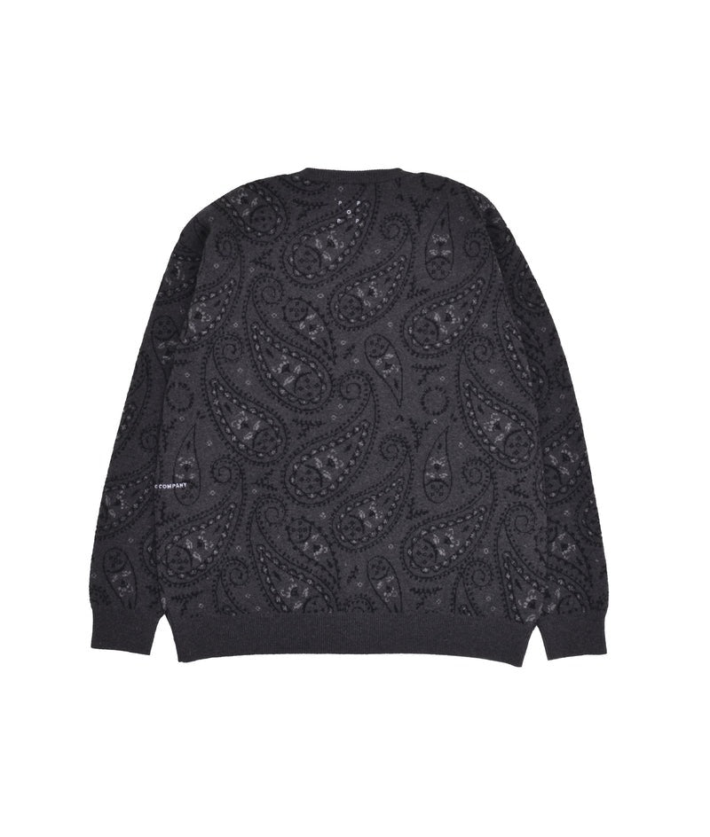 POP paisley knitted cardigan