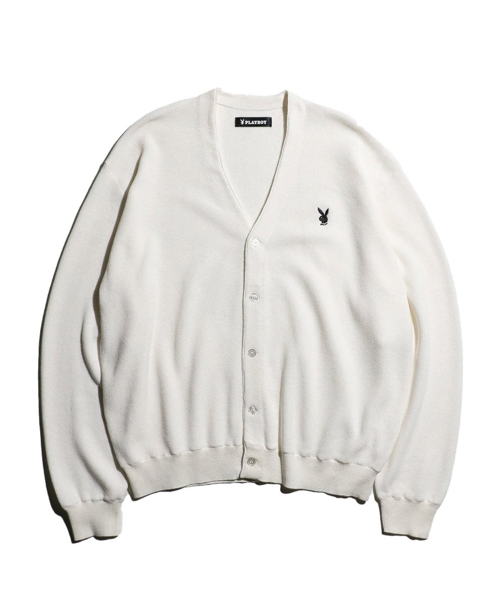 PLAYBOY RABBIT V-NECK CARDIGAN