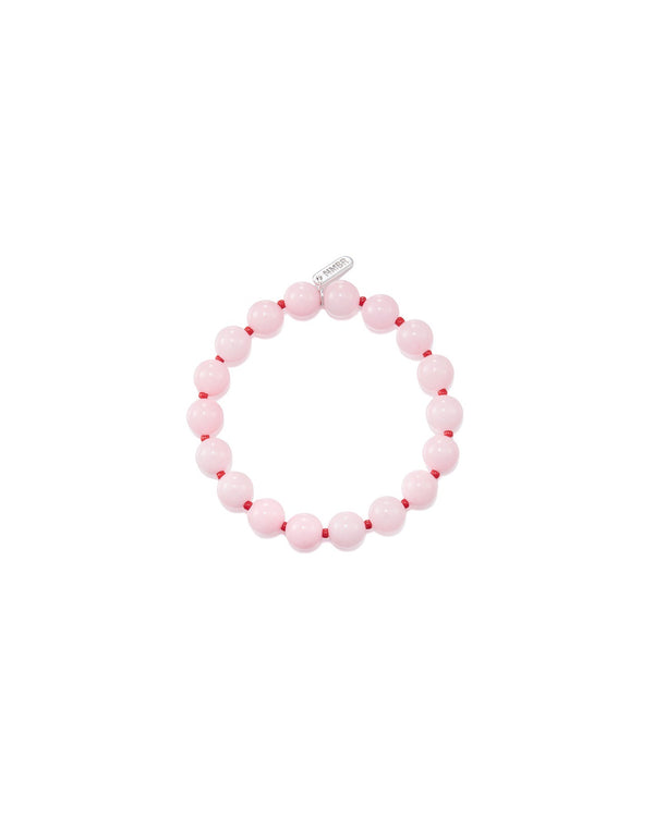 NUMBERING/ナンバリング Pink Semiprecious Bead Bracelet