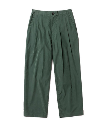 MR.OLIVE | T-R POWDER CLOTH - 2TACK WIDE EASY PANTS ツータックイージーワイドパンツ