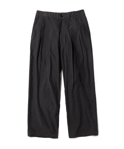 MR.OLIVE | T-R POWDER CLOTH - 2TACK WIDE EASY PANTS ツータックイージーワイドパンツ