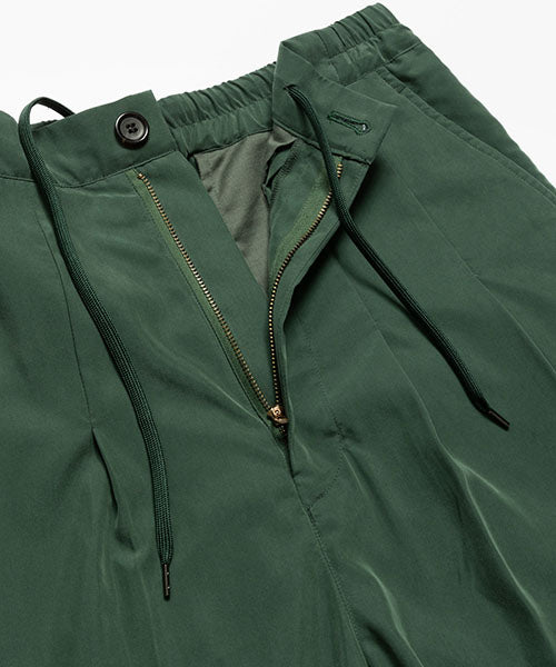 MR.OLIVE | T-R POWDER CLOTH - 2TACK WIDE EASY PANTS ツータックイージーワイドパンツ