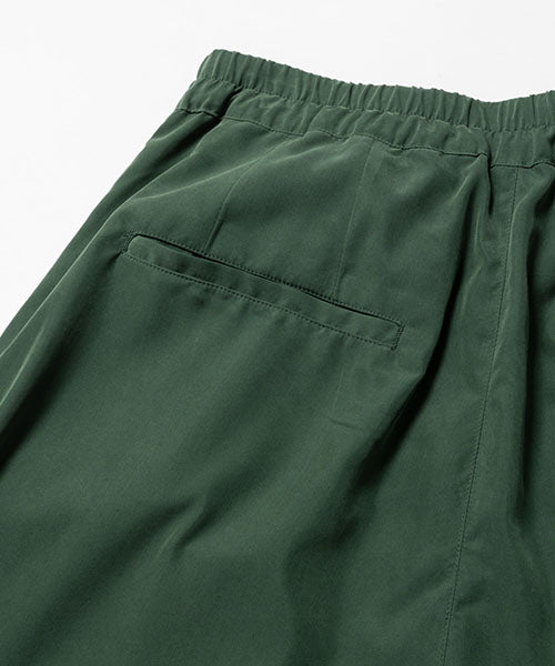 MR.OLIVE | T-R POWDER CLOTH - 2TACK WIDE EASY PANTS ツータックイージーワイドパンツ