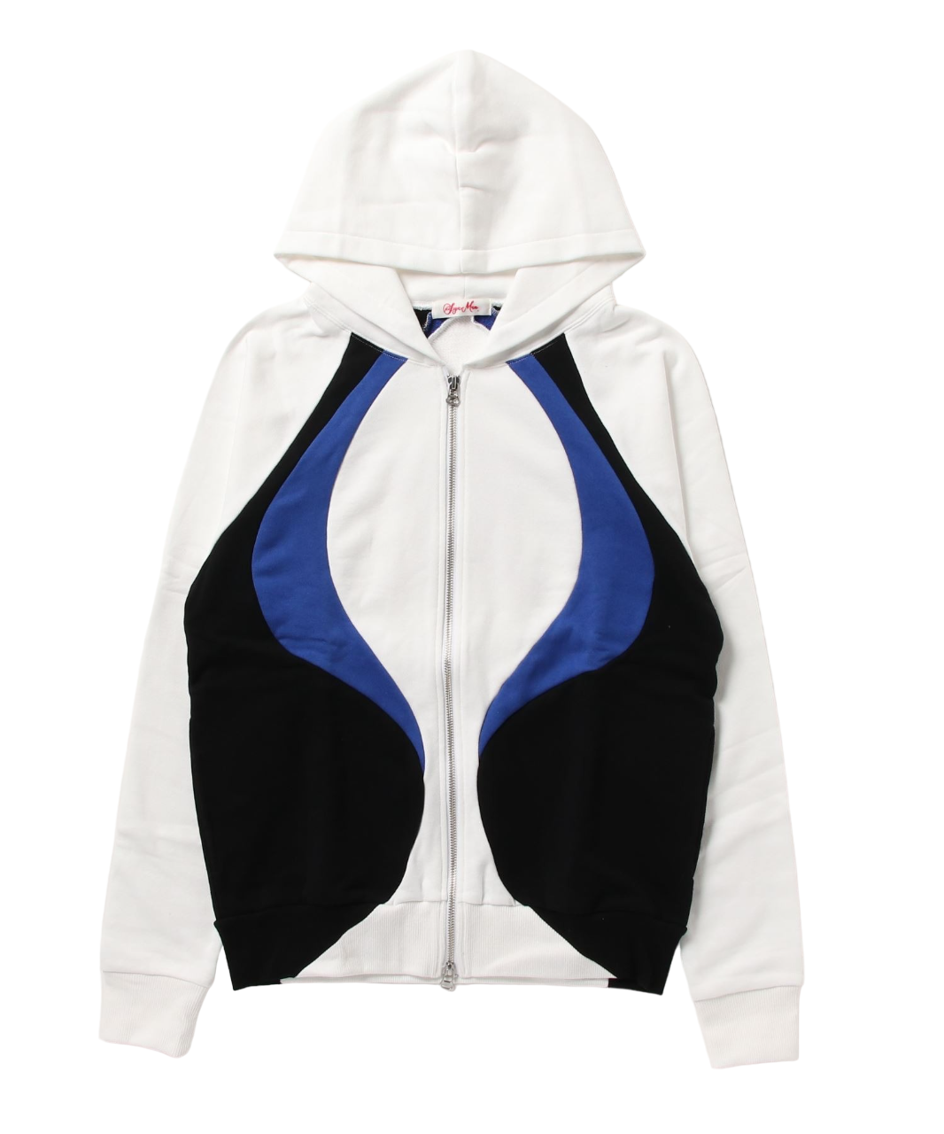 Star carving Zip-up Hoodie