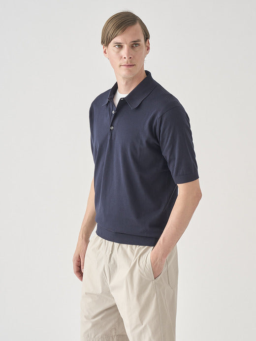 JOHN SMEDLEY / ISIS SHIRT FC SS 半袖コットンニットクラシック ポロシャツ