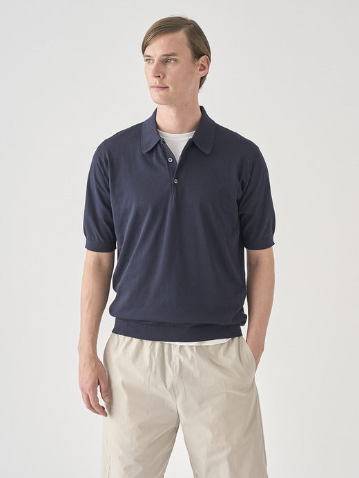 JOHN SMEDLEY / ISIS SHIRT FC SS 半袖コットンニットクラシック ポロシャツ