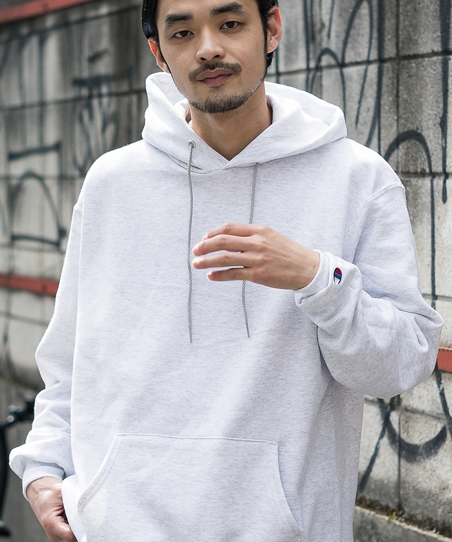 Champion HOODED オーバーサイズ プルオーバーパーカー(S700)