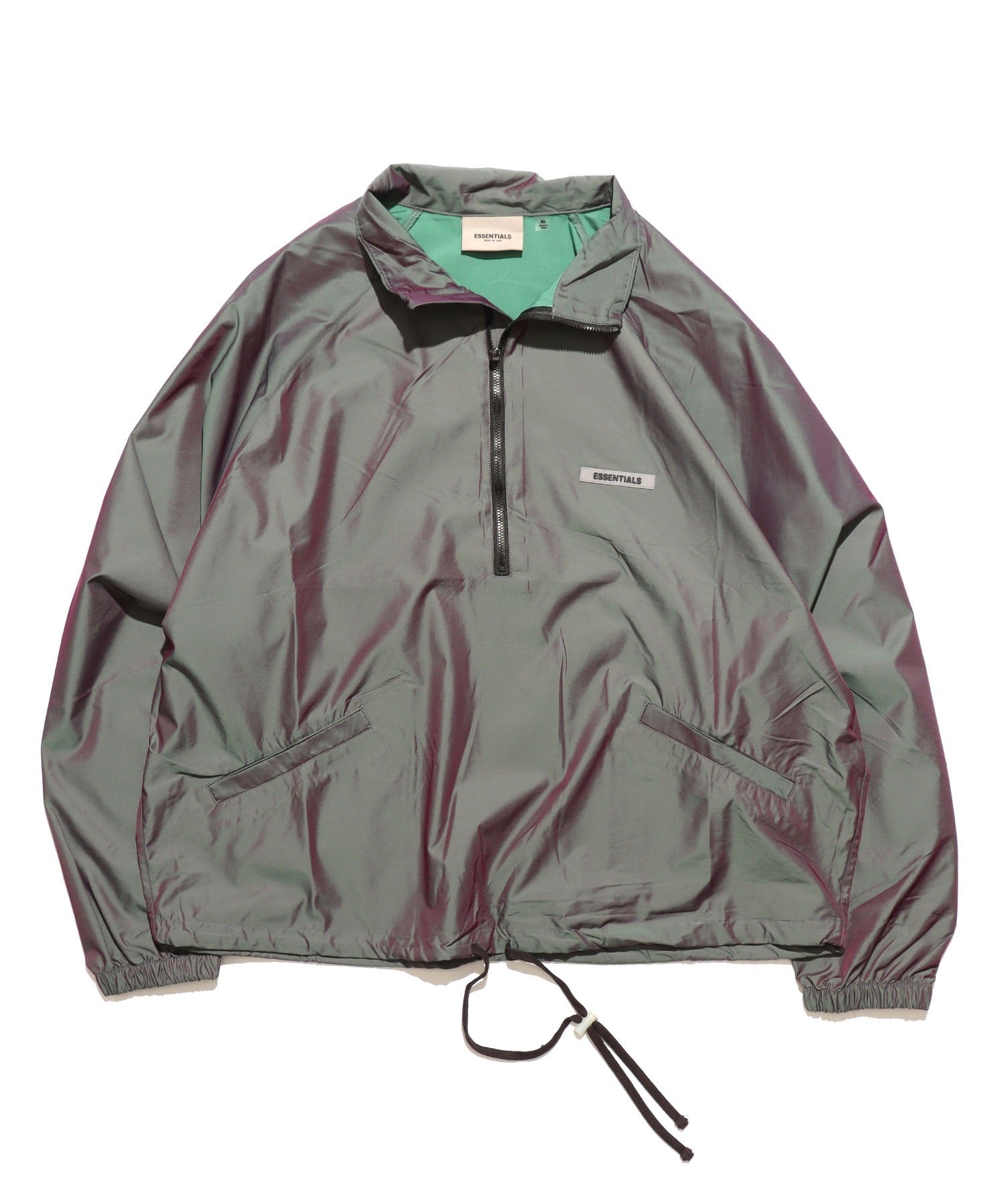 FOG TRACK NYLON HALF ZIP JACKET