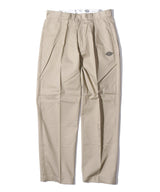 Dickies/ ディッキーズ Embroidered twill tuck pants