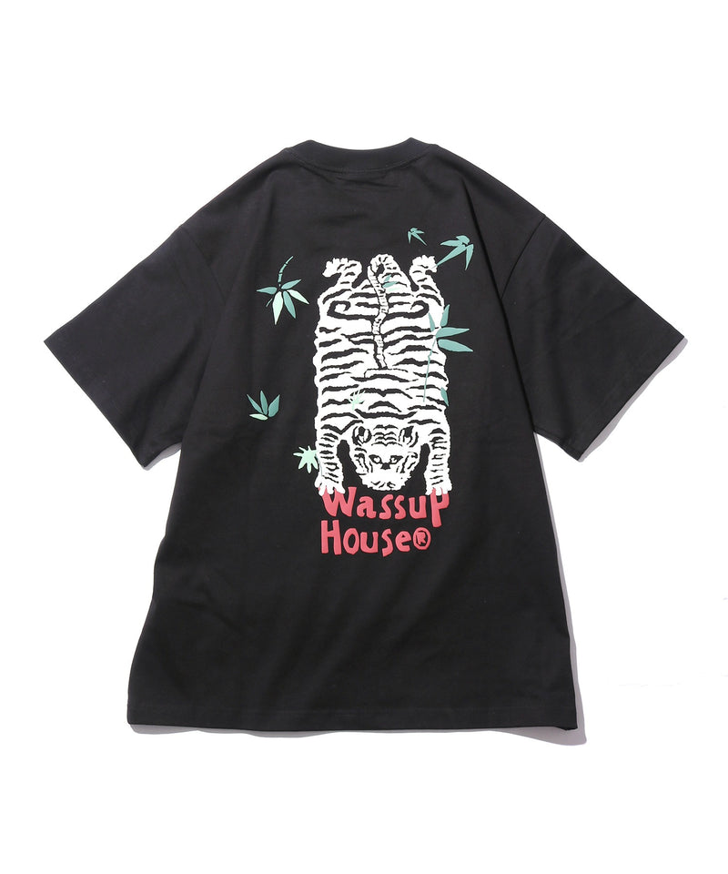 Wassup House/ワサップハウス Tiger Tee バックプリントTシャツ – ROOP