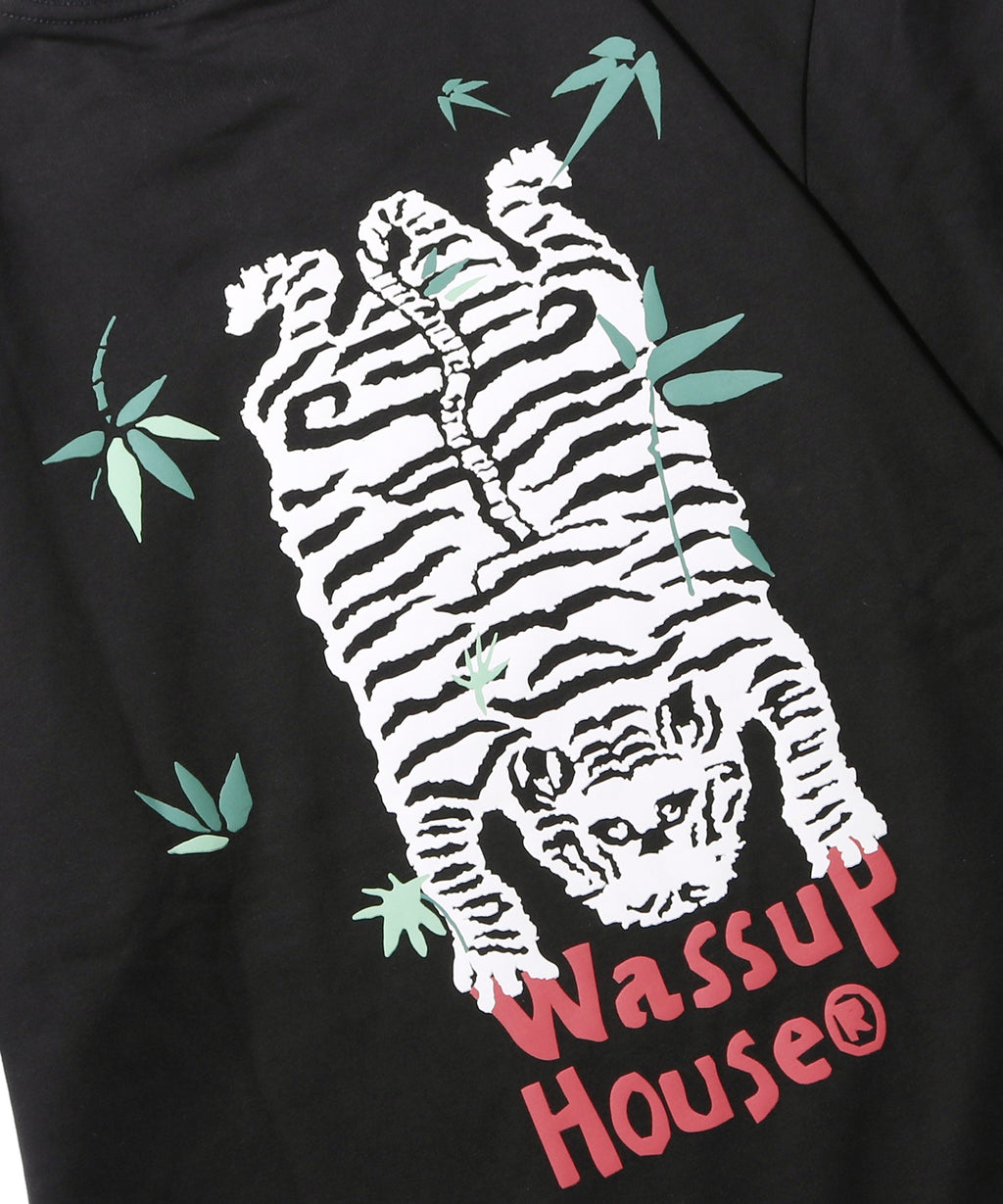 Wassup House/ワサップハウス Tiger Tee バックプリントTシャツ – ROOP