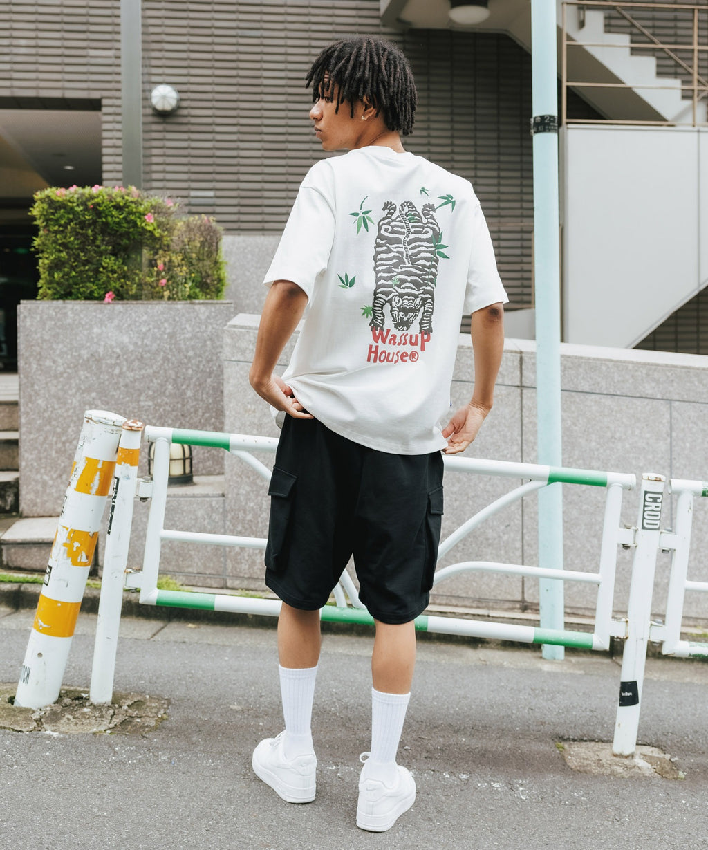 Wassup House/ワサップハウス Tiger Tee バックプリントTシャツ – ROOP