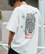 Wassup House/ワサップハウス Tiger Tee バックプリントTシャツ