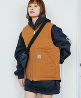Carhartt/カーハート Relaxed Fit Firm Duck Insulated Rib Collar Vest