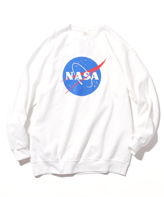 '+81BRANCA×ROOPTOKYO NASA CREW SWEAT PO