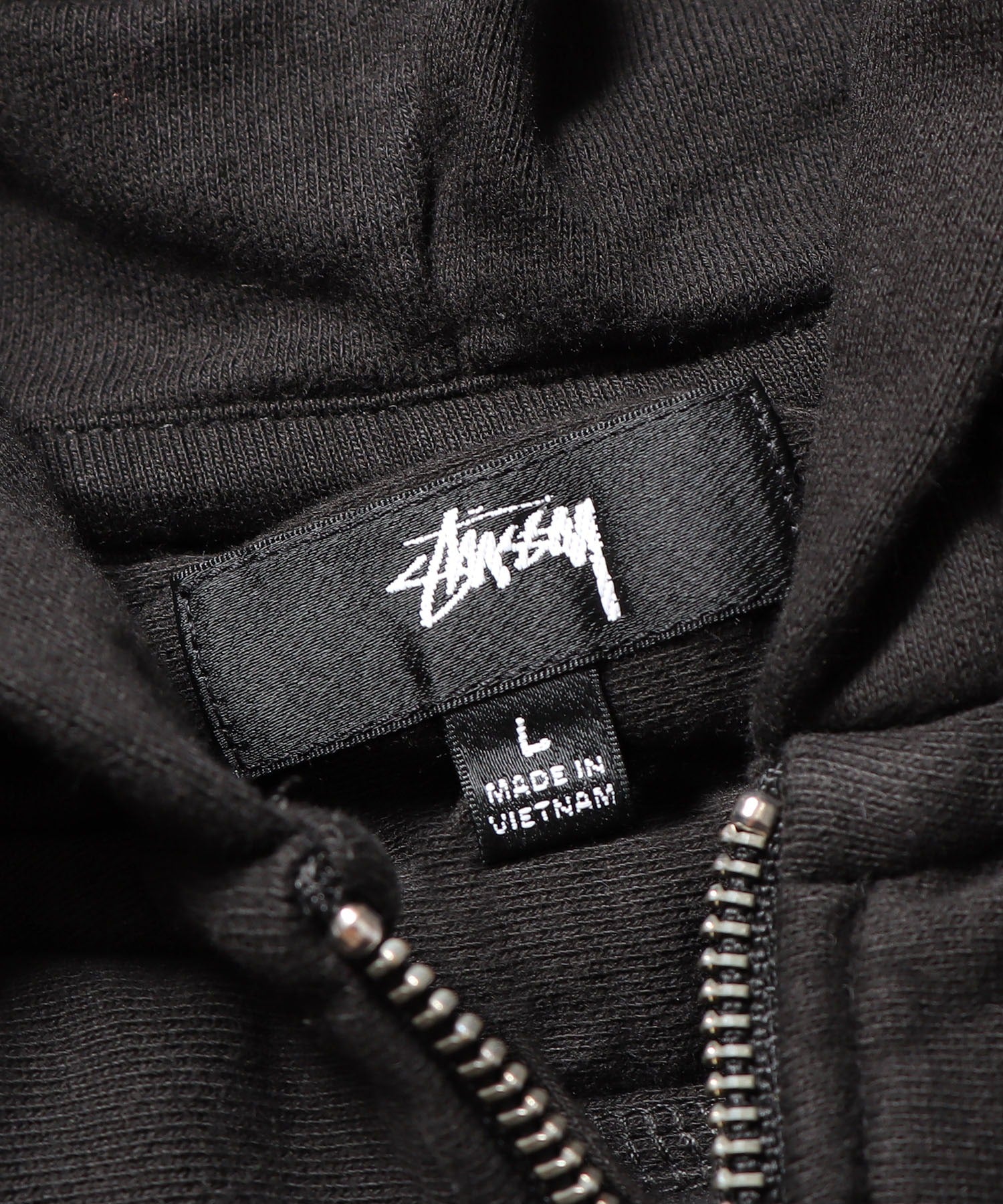 STUSSY/ステューシー Stock Logo Full Zip Hoodie