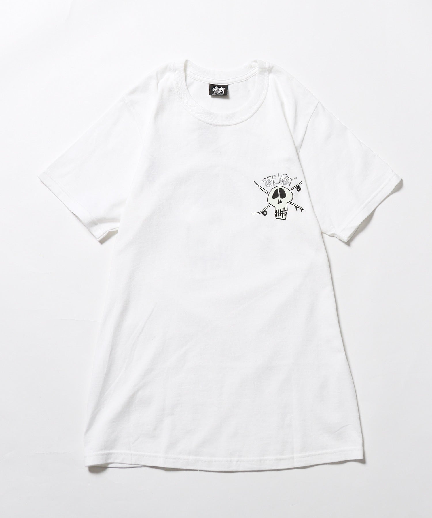 STUSSY/ステューシー SURF SKATE SKULL TEE