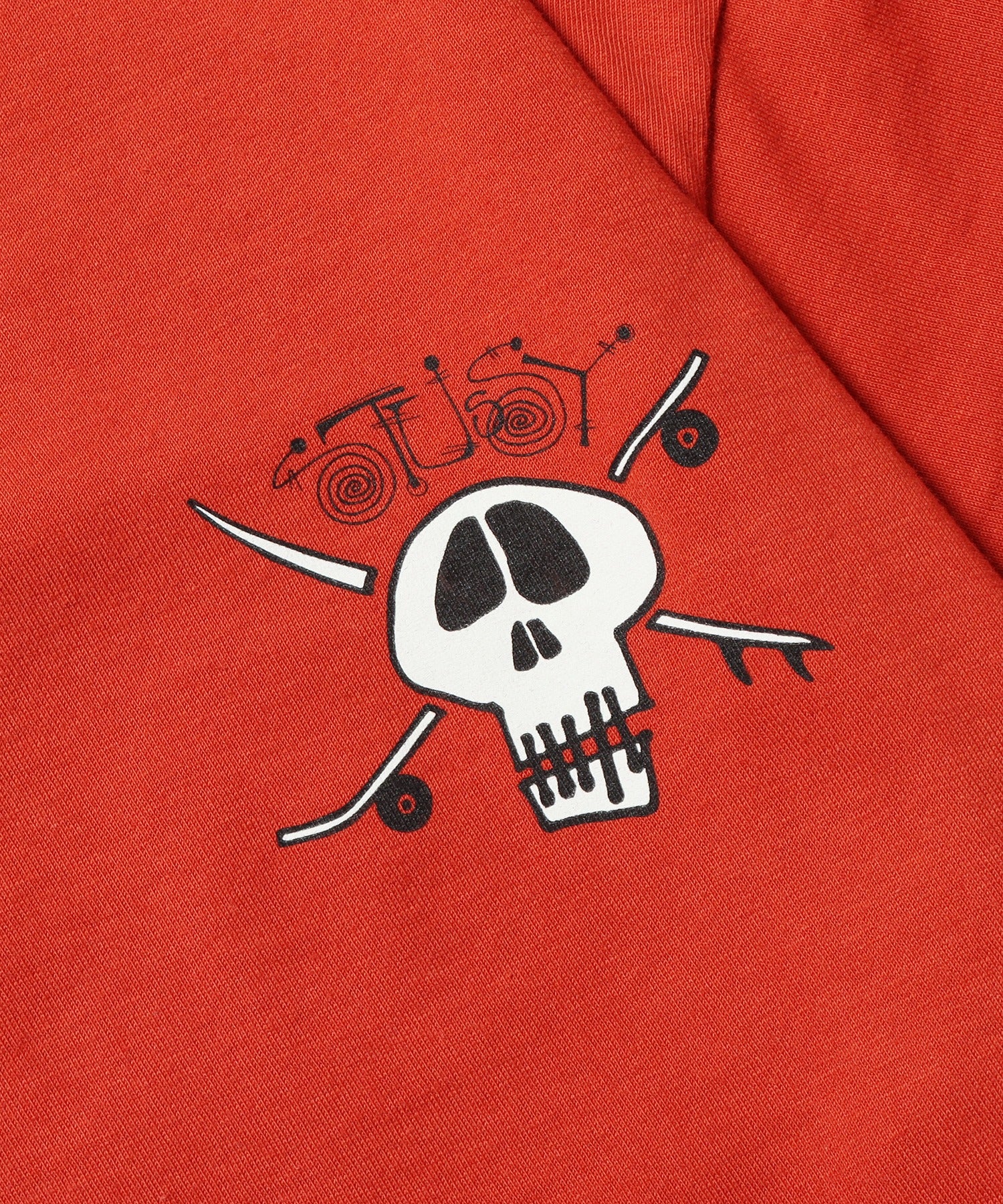 STUSSY/ステューシー SURF SKATE SKULL TEE