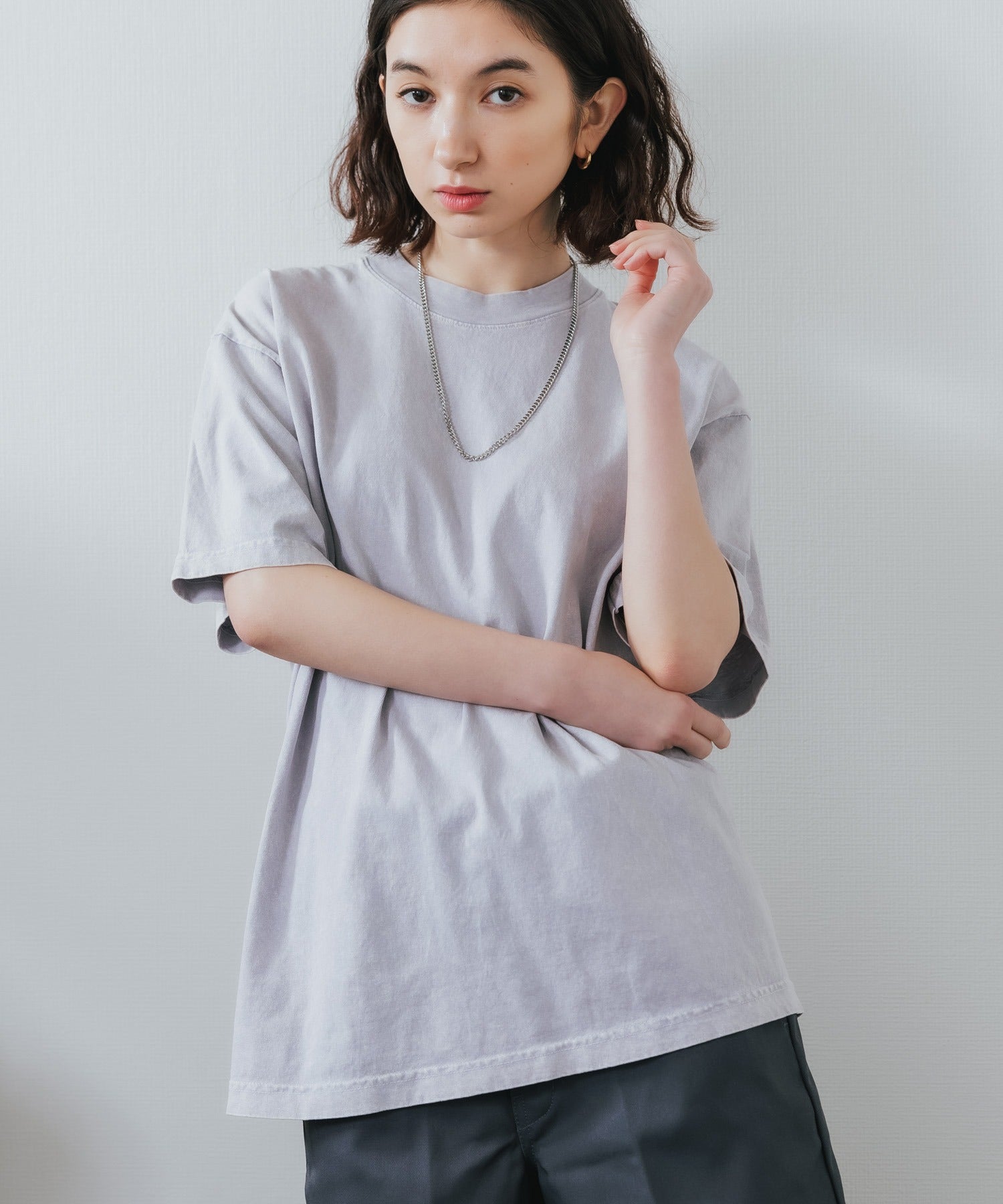 6.5OZ MINERAL WASH CREW NECK T