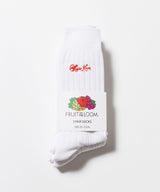 FRUIT OF THE LOOM×SYUMAN/フルーツオブザルーム×シュウマン 3P embroidery socks