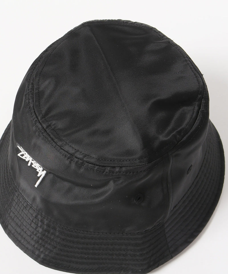 STUSSY/ステューシー Satin Nylon Deep Bucket Hat
