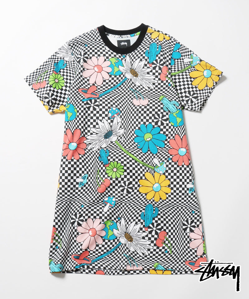 STUSSY/ステューシー Vacation Checker Printed Dress (Wmns)