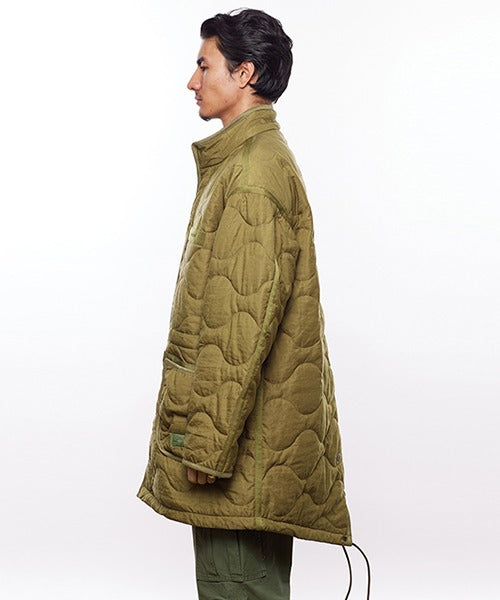 QUILTED FISHTAIL COAT