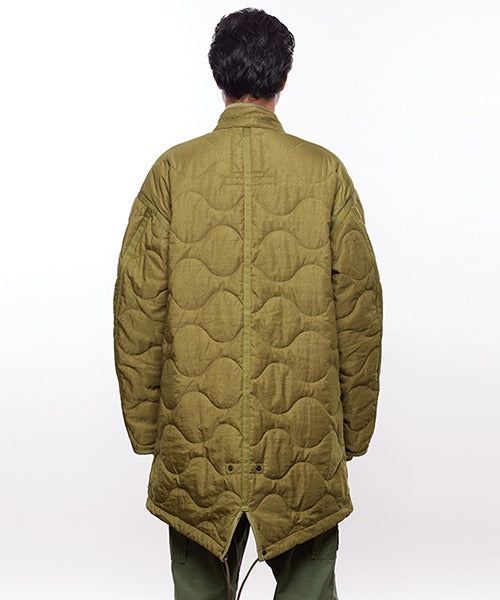 QUILTED FISHTAIL COAT