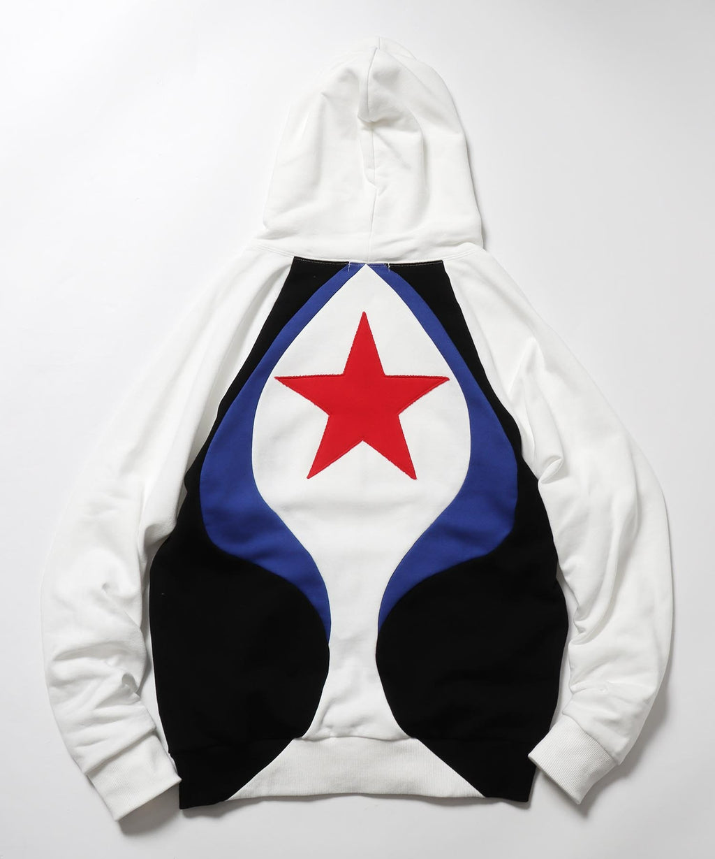 SYUMAN/シュウマン Star carving Zip-up Hoodie – ROOP TOKYO