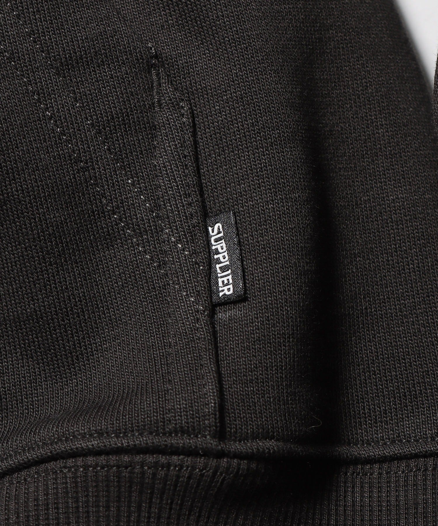 SUPPLIER/サプライヤー LEATHER PATCH S LOGO HOODIE