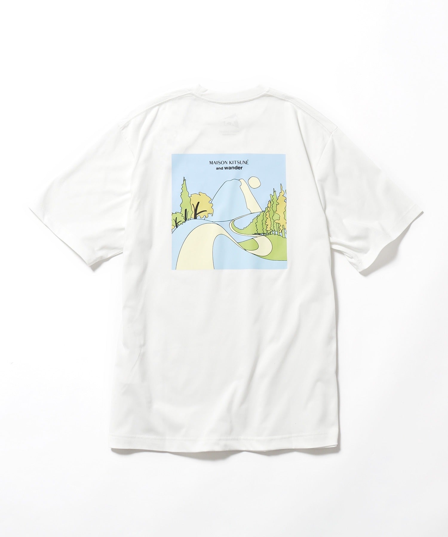 and wander/アンドワンダー×Maison Kitsune/メゾン キツネ 半袖Tシャツ