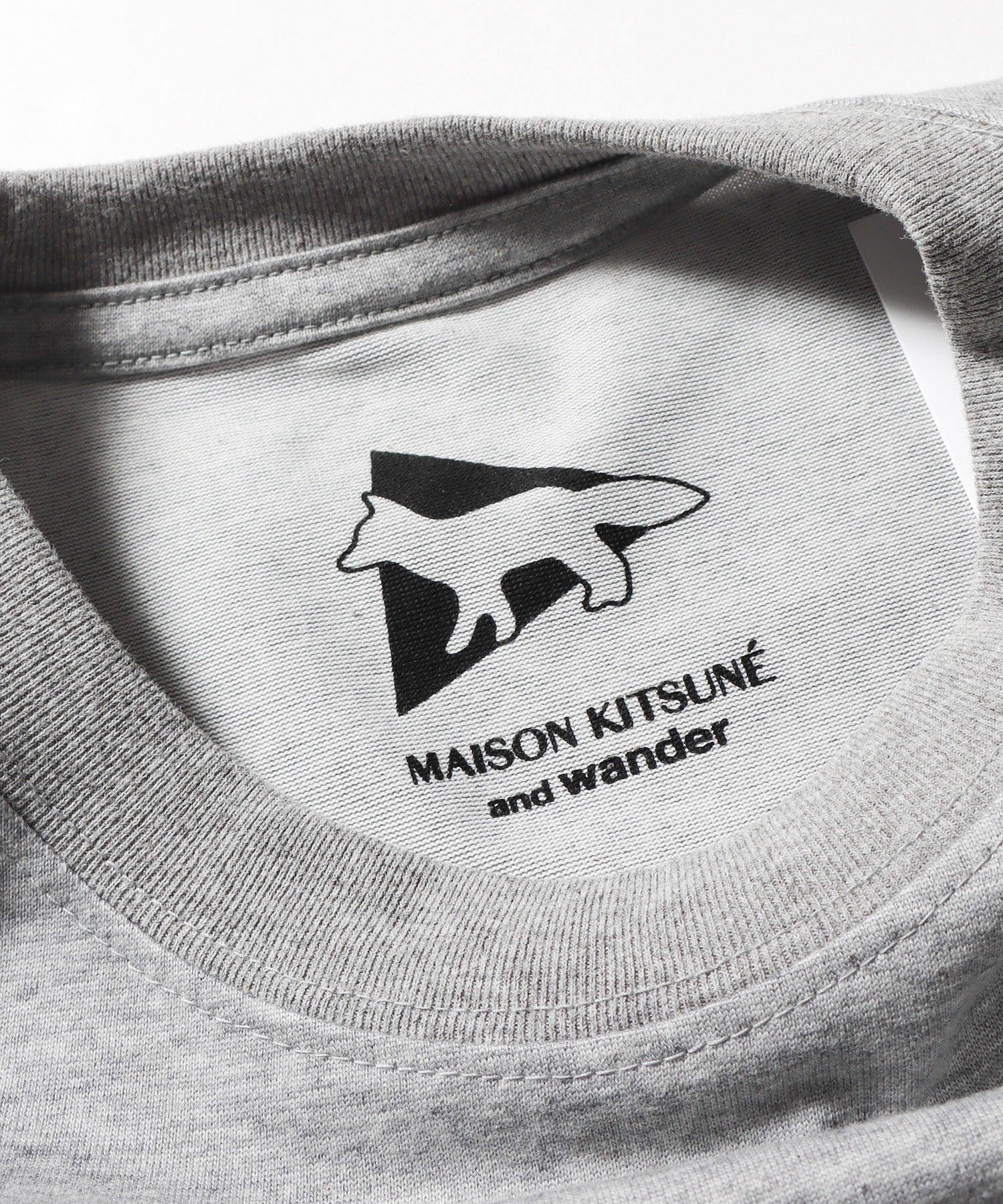 and wander/アンドワンダー×Maison Kitsune/メゾン キツネ 半袖Tシャツ