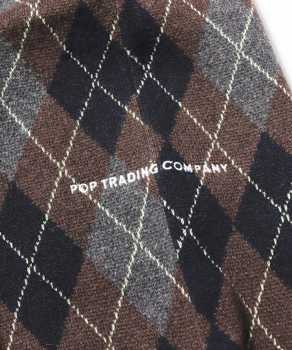 POP TRADING COMPANY/ポップトレーディングカンパニー knitted cardigan vest