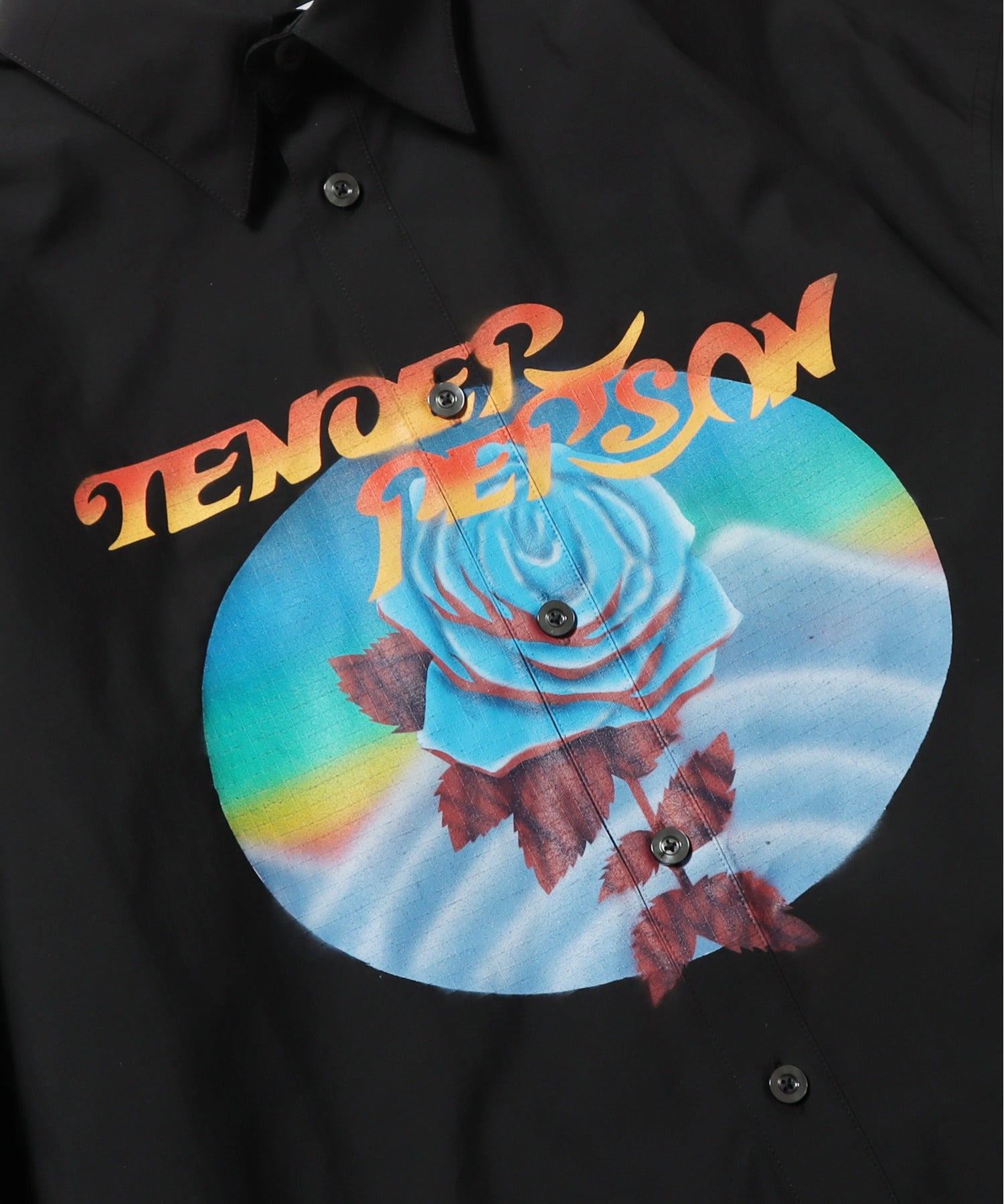 TENDER PERSON/テンダーパーソン ROSE AIRBRUSH SHIRT