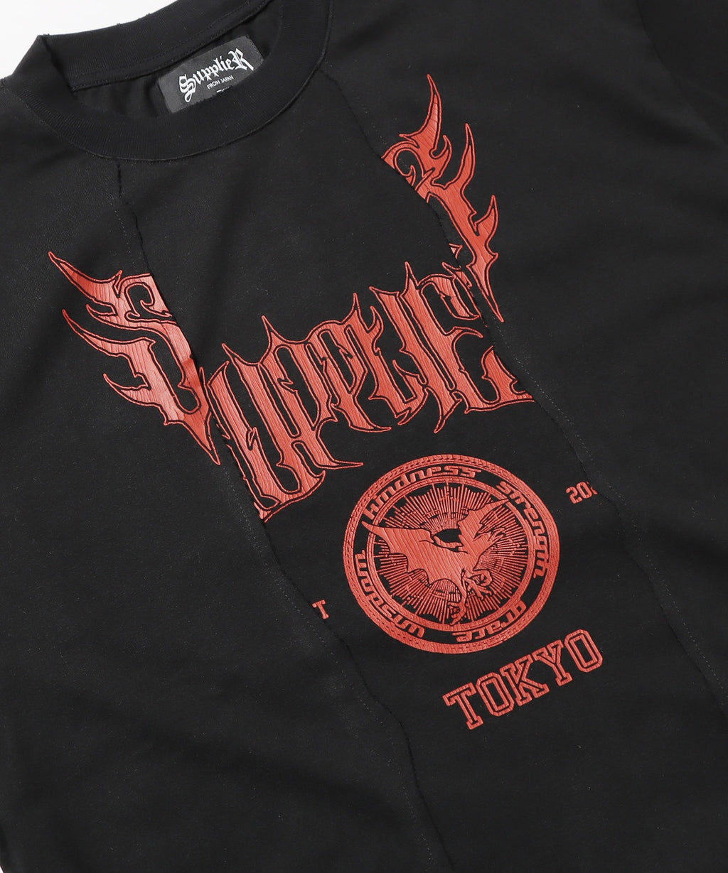 SUPPLIER/サプライヤー METAL COLLEGE LOGO CUTTING LONG SLEEVE