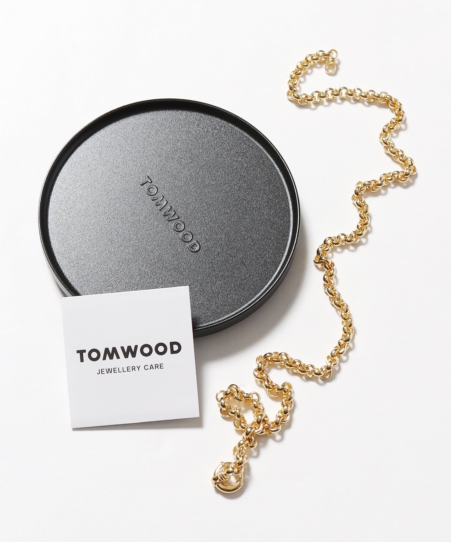 TOMWOOD/トムウッド Thick Rolo Chain Gold