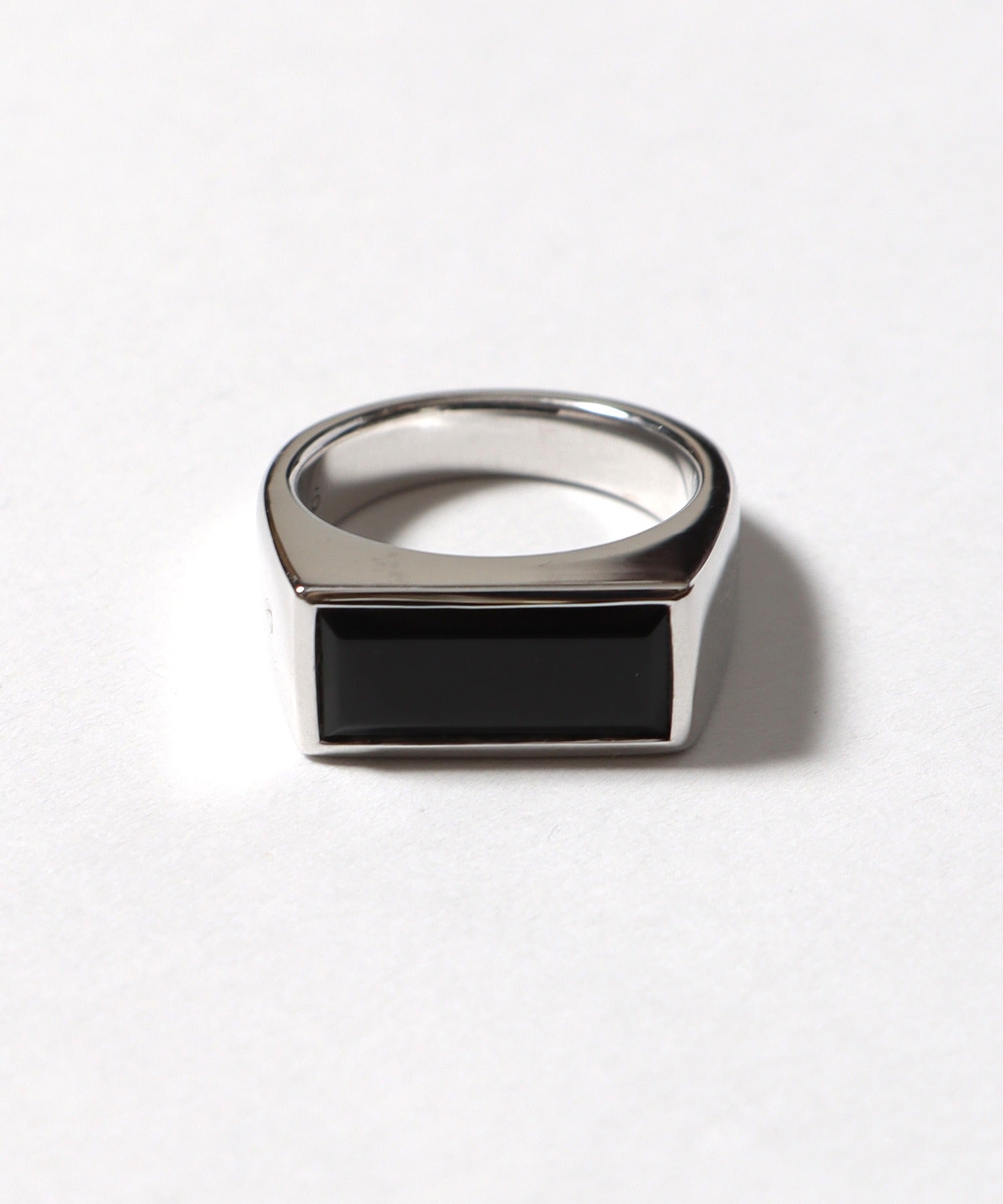 TOMWOOD/トムウッド Peaky Ring Polished Black Onyx