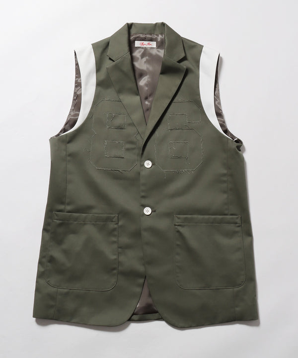 SYUMAN/シュウマン Numbering No sleeve Jkt