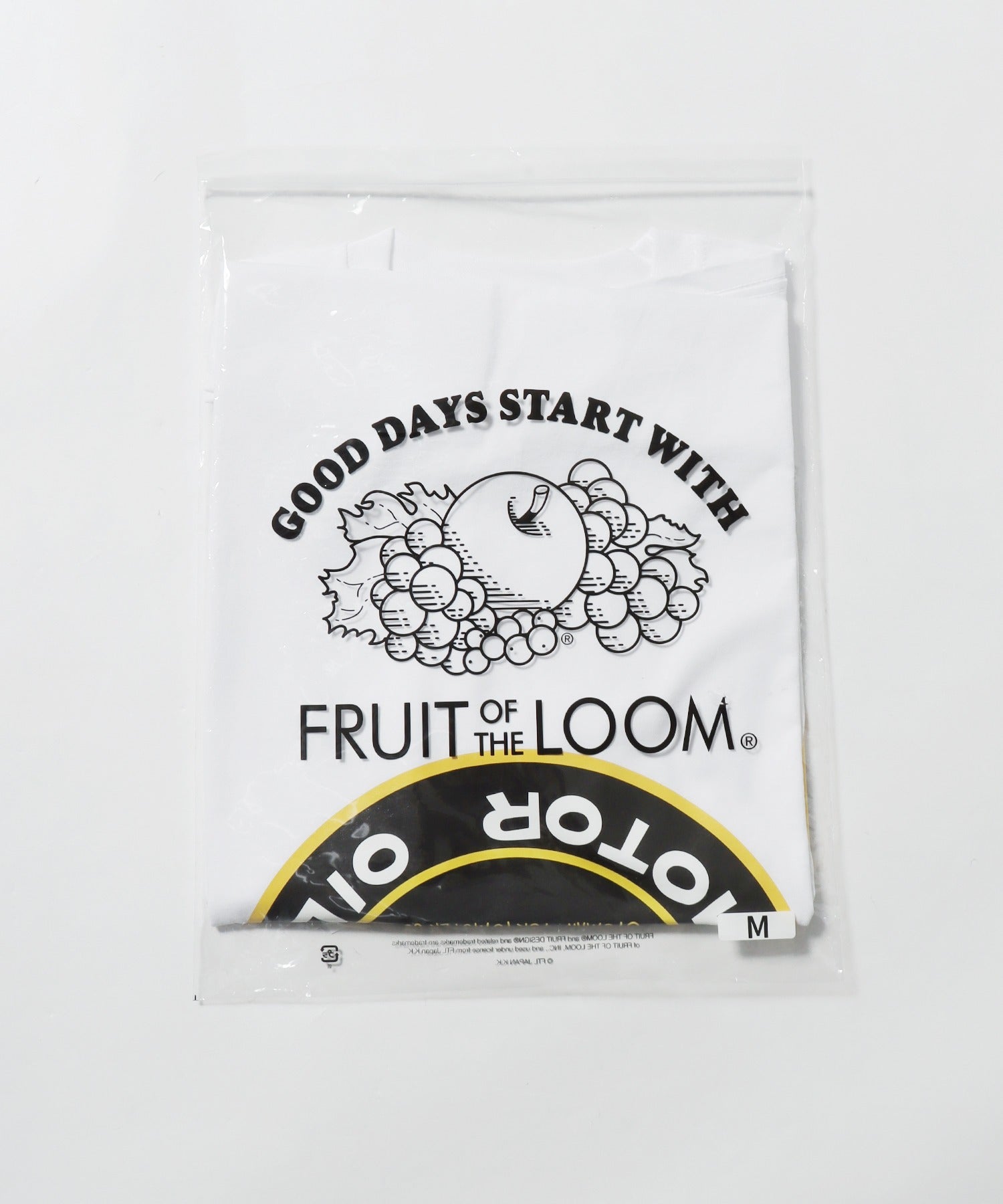 FRUIT OF THE LOOM×SYUMAN YELLOW logo 1PACK TEE